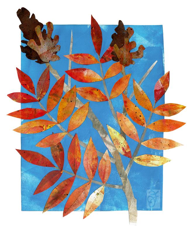 Sumac Triptych (Right Panel)