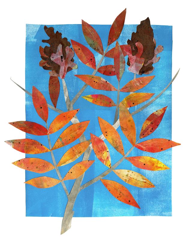 Sumac Triptych (Center Panel)